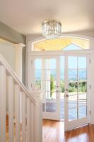 Four Light Flush Mount by Crystorama - Hayes Collection, Aged Brass Finish - HAY-1400-AG