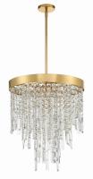 Five Light Chandelier by Crystorama - Winfield Collection, Antique Gold Finish - WIN-215-GA-CL-MWP