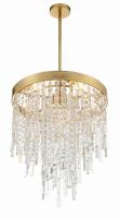 Five Light Chandelier by Crystorama - Winfield Collection, Antique Gold Finish - WIN-215-GA-CL-MWP
