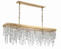 Six Light Chandelier by Crystorama - Winfield Collection, Antique Gold Finish - WIN-217-GA-CL-MWP