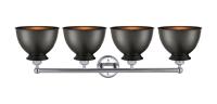 Four Light Bath Vanity by Innovations - Edison Collection, Polished Chrome Finish - 616-4W-PC-M14-BK