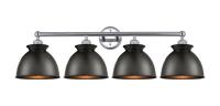 Four Light Bath Vanity by Innovations - Edison Collection, Polished Chrome Finish - 616-4W-PC-M14-BK
