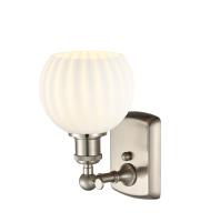 One Light Wall Sconce by Innovations - Ballston Collection, Brushed Satin Nickel Finish - 516-1W-SN-G1217-6WV