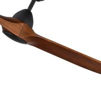60"Ceiling Fan by Kuzco Lighting - Baylor Collection, Matte Black/Dark Walnut Finish - CF77860-MB/DW