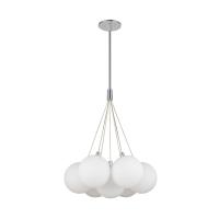 LED Chandelier by Kuzco Lighting - Bolla Collection, Opal Glass Finish - CH3117-OP