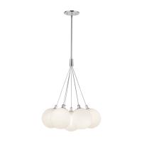 LED Chandelier by Kuzco Lighting - Bolla Collection, Opal Glass Finish - CH3117-OP