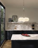 LED Chandelier by Kuzco Lighting - Bolla Collection, Opal Glass Finish - CH3117-OP