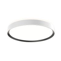 LED Flush Mount by Kuzco Lighting - Essex Collection, White/Black Finish - FM43920-WH/BK-5CCT