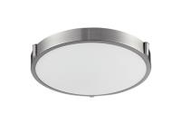 LED Flush Mount by Kuzco Lighting - Floyd Collection, Brushed Nickel Finish - 501112-LED-5CCT