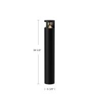 LED Exterior Bollard by Kuzco Lighting - Glen Collection, Black Finish - EB82239-BK-UNV