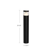 LED Exterior Bollard by Kuzco Lighting - Hanover Collection, Black Finish - EB49740-BK-UNV