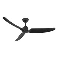 52"Exterior Ceiling Fan by Kuzco Lighting - Hugo Collection, Matte Black Finish - CF92952-MB