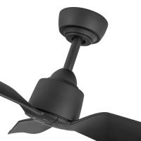 52"Exterior Ceiling Fan by Kuzco Lighting - Hugo Collection, Matte Black Finish - CF92952-MB