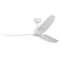 52"Exterior Ceiling Fan by Kuzco Lighting - Hugo Collection, Matte White Finish - CF92952-WH