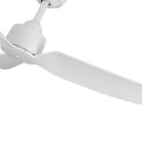 52"Exterior Ceiling Fan by Kuzco Lighting - Hugo Collection, Matte White Finish - CF92952-WH