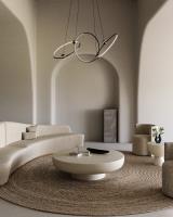 LED Chandelier by Kuzco Lighting - Isho Collection, Black Finish - CH17703-BK