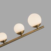 LED Pendant by Kuzco Lighting - Cypress Collection, Brushed Gold/Opal Glass Finish - PD55520-BG/OP