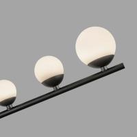 LED Pendant by Kuzco Lighting - Cypress Collection, Black/Opal Glass Finish - PD55520-BK/OP