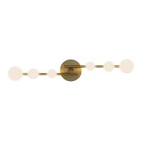LED Vanity by Kuzco Lighting - Cypress Collection, Brushed Gold/Opal Glass Finish - VL55529-BG/OP