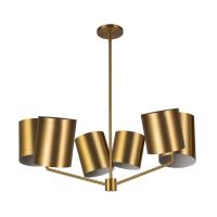 Six Light Chandelier by Kuzco Lighting - Keiko Collection, Brushed Gold Finish - CH58830-BG