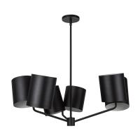 Six Light Chandelier by Kuzco Lighting - Keiko Collection, Black Finish - CH58830-BK