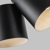 Two Light Semi-Flush Mount by Kuzco Lighting - Keiko Collection, Black Finish - SF58814-BK