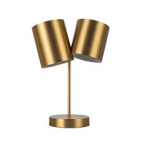 Two Light Table Lamp by Kuzco Lighting - Keiko Collection, Brushed Gold Finish - TL58814-BG
