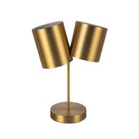 Two Light Table Lamp by Kuzco Lighting - Keiko Collection, Brushed Gold Finish - TL58814-BG