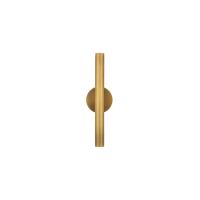LED Wall Sconce by Kuzco Lighting - Mason Collection, Vintage Brass Finish - WS90416-VB