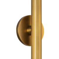 LED Wall Sconce by Kuzco Lighting - Mason Collection, Vintage Brass Finish - WS90416-VB