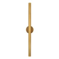 LED Wall Sconce by Kuzco Lighting - Mason Collection, Vintage Brass Finish - WS90432-VB