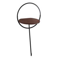LED Floor Lamp by Kuzco Lighting - Maya Collection, Black/Walnut Finish - FL83818-BK/WT