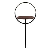 LED Floor Lamp by Kuzco Lighting - Maya Collection, Black/Walnut Finish - FL83818-BK/WT
