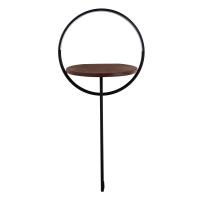 LED Floor Lamp by Kuzco Lighting - Maya Collection, Black/Walnut Finish - FL83818-BK/WT