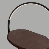 LED Floor Lamp by Kuzco Lighting - Maya Collection, Black/Walnut Finish - FL83818-BK/WT