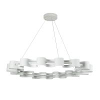LED Chandelier by Kuzco Lighting - Nami Collection, Antique White Finish - CH18035-AW
