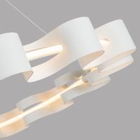LED Chandelier by Kuzco Lighting - Nami Collection, Antique White Finish - CH18035-AW
