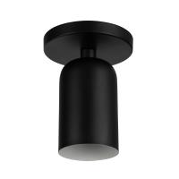 One Light Semi-Flush Mount by Kuzco Lighting - Nola Collection, Black Finish - SF57704-BK