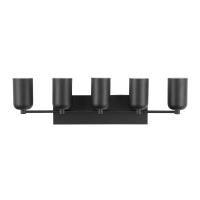 Five Light Vanity by Kuzco Lighting - Nola Collection, Black Finish - VL57732-BK
