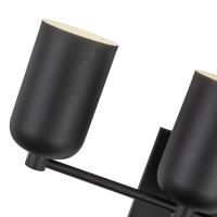 Five Light Vanity by Kuzco Lighting - Nola Collection, Black Finish - VL57732-BK
