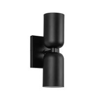 Two Light Wall Sconce by Kuzco Lighting - Nola Collection, Black Finish - WS57712-BK