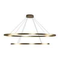 LED Chandelier by Kuzco Lighting - Ovale Collection, Brushed Gold Finish - CH79253-BG