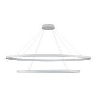LED Chandelier by Kuzco Lighting - Ovale Collection, White Finish - CH79253-WH