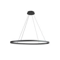 LED Linear Pendant by Kuzco Lighting - Ovale Collection, Black Finish - LP79140-BK