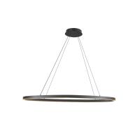 LED Linear Pendant by Kuzco Lighting - Ovale Collection, Black Finish - LP79140-BK