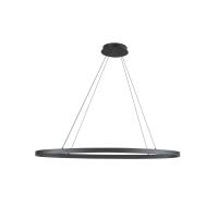LED Linear Pendant by Kuzco Lighting - Ovale Collection, Black Finish - LP79140-BK