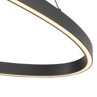 LED Linear Pendant by Kuzco Lighting - Ovale Collection, Black Finish - LP79140-BK