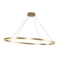 LED Linear Pendant by Kuzco Lighting - Ovale Collection, Brushed Gold Finish - LP79153-BG