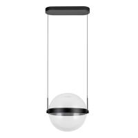LED Pendant by Kuzco Lighting - Pisces Collection, Black/Light Guide Finish - PD75912-BK/LG-3CCT