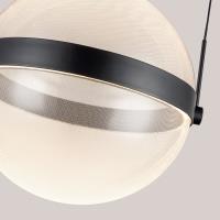 LED Pendant by Kuzco Lighting - Pisces Collection, Black/Light Guide Finish - PD75912-BK/LG-3CCT